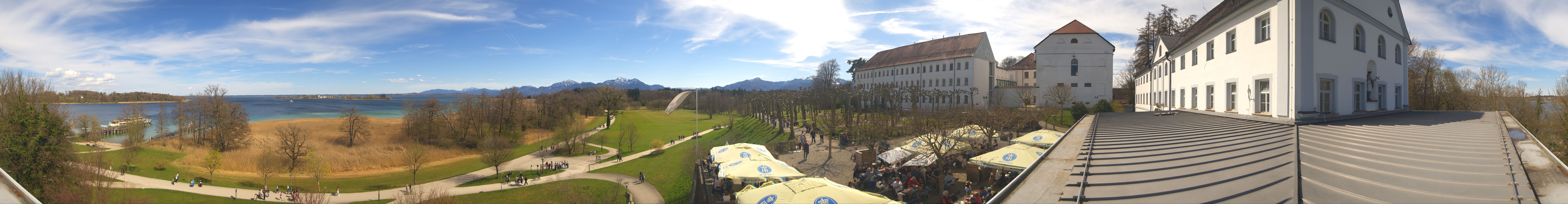 Archived image Webcam Panoramic view of Herreninsel