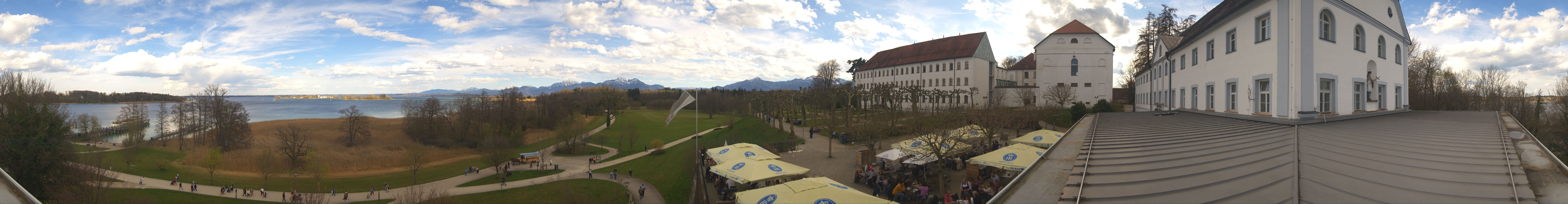 Archived image Webcam Panoramic view of Herreninsel
