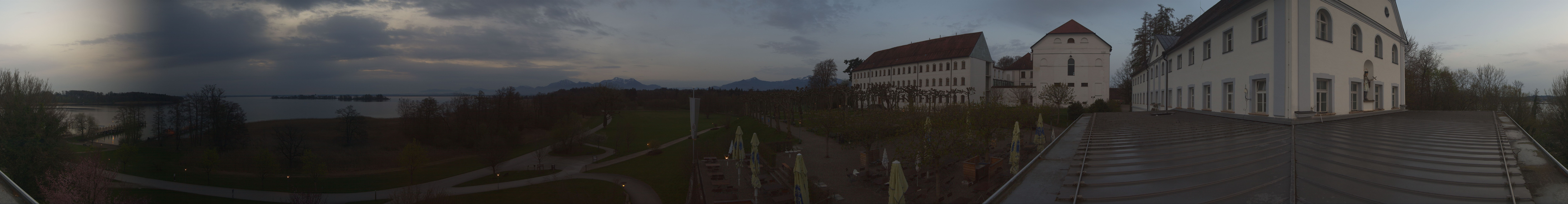 Archiv Foto Webcam Panoramablick von der Herreninsel im Chiemsee