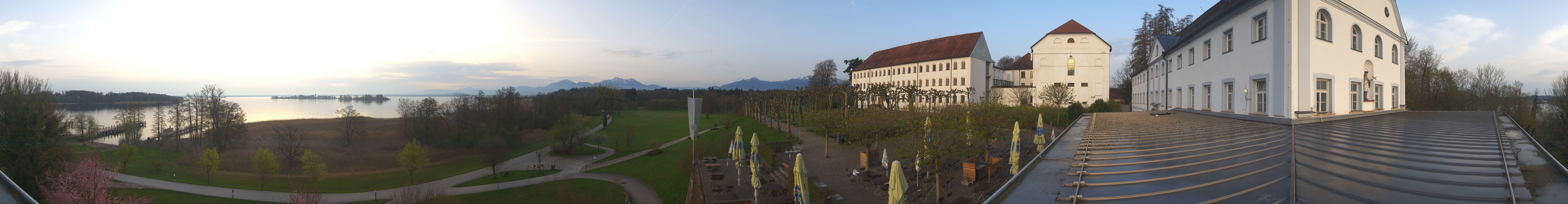 Archiv Foto Webcam Panoramablick von der Herreninsel im Chiemsee