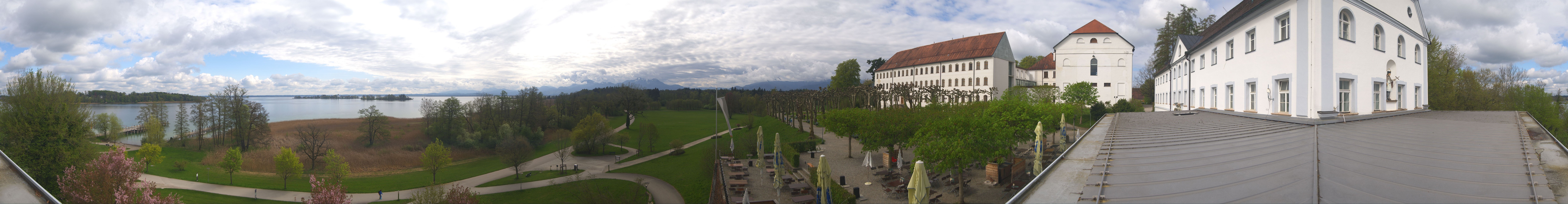 Archiv Foto Webcam Panoramablick von der Herreninsel im Chiemsee