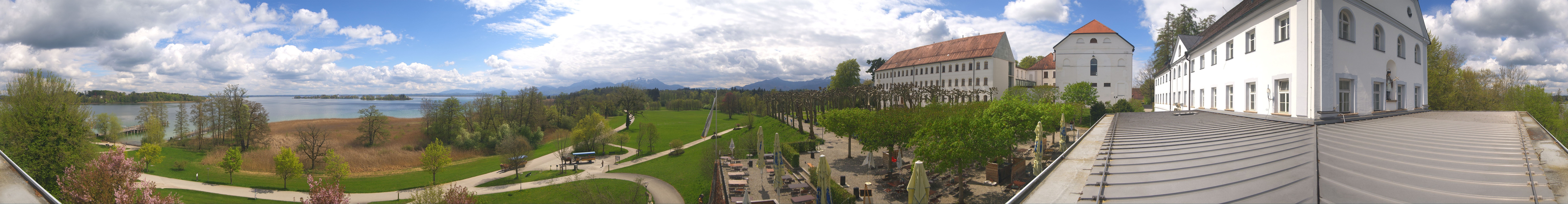 Archiv Foto Webcam Panoramablick von der Herreninsel im Chiemsee