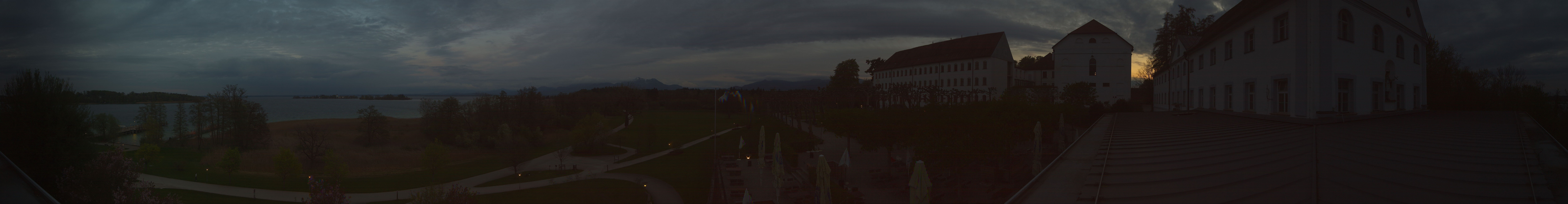 Archiv Foto Webcam Panoramablick von der Herreninsel im Chiemsee