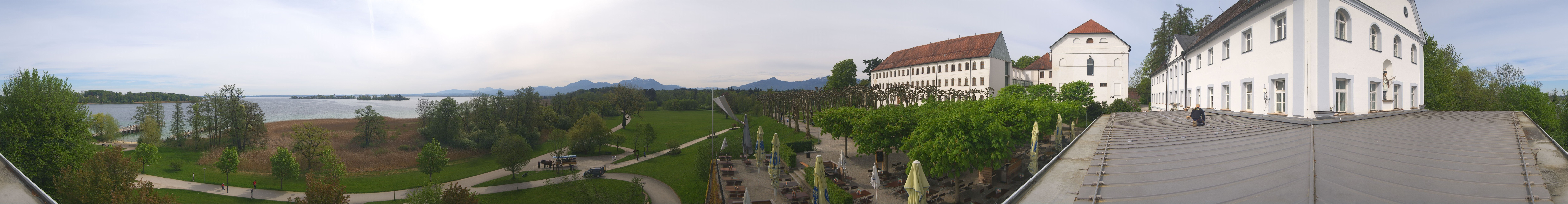 Archived image Webcam Panoramic view of Herreninsel