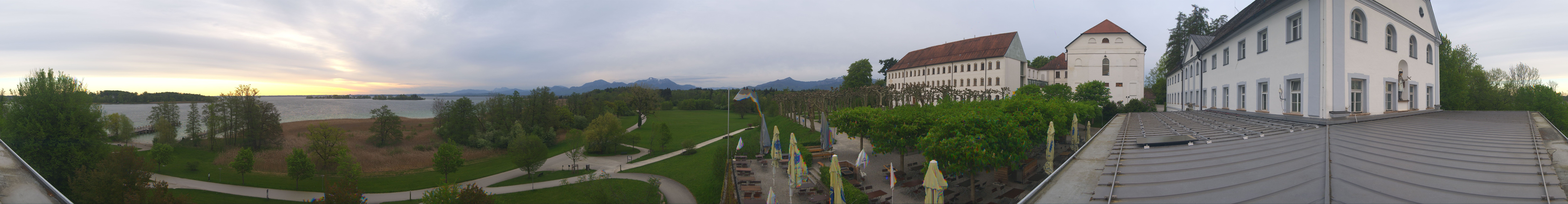 Archiv Foto Webcam Panoramablick von der Herreninsel im Chiemsee