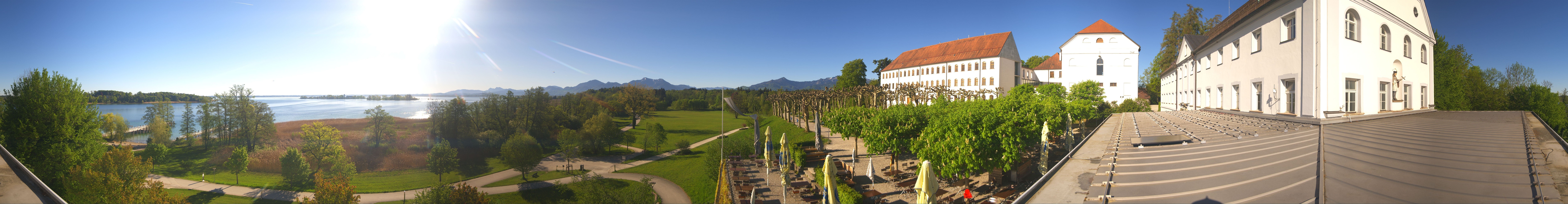 Archiv Foto Webcam Panoramablick von der Herreninsel im Chiemsee