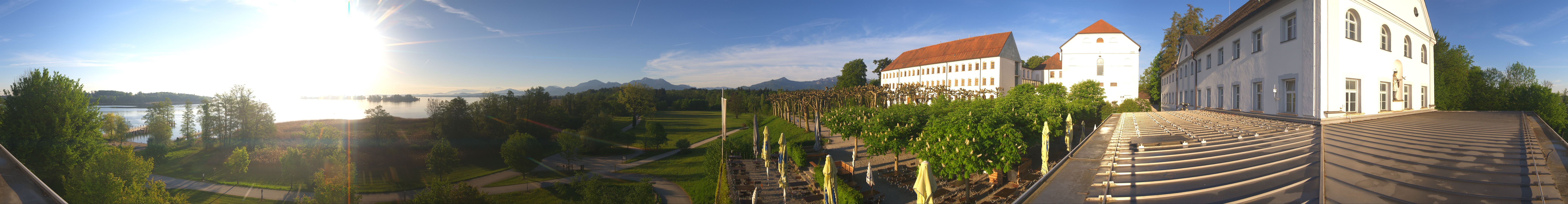 Archiv Foto Webcam Panoramablick von der Herreninsel im Chiemsee