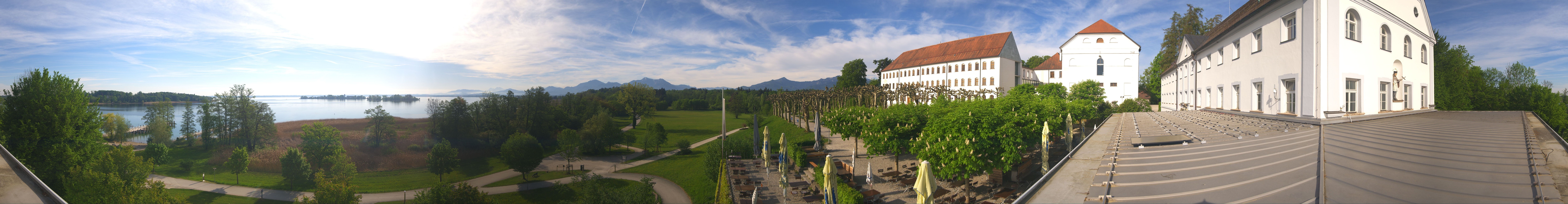 Archiv Foto Webcam Panoramablick von der Herreninsel im Chiemsee