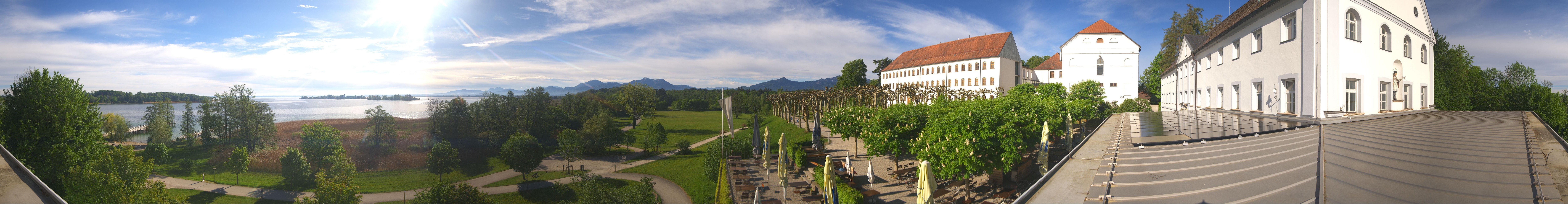 Archiv Foto Webcam Panoramablick von der Herreninsel im Chiemsee