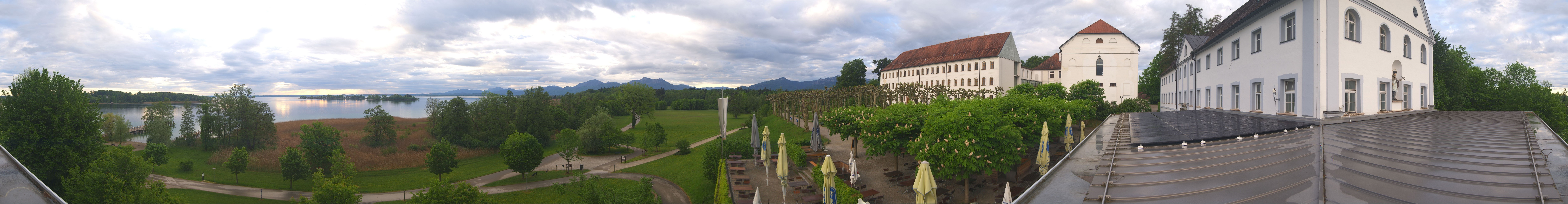 Archiv Foto Webcam Panoramablick von der Herreninsel im Chiemsee