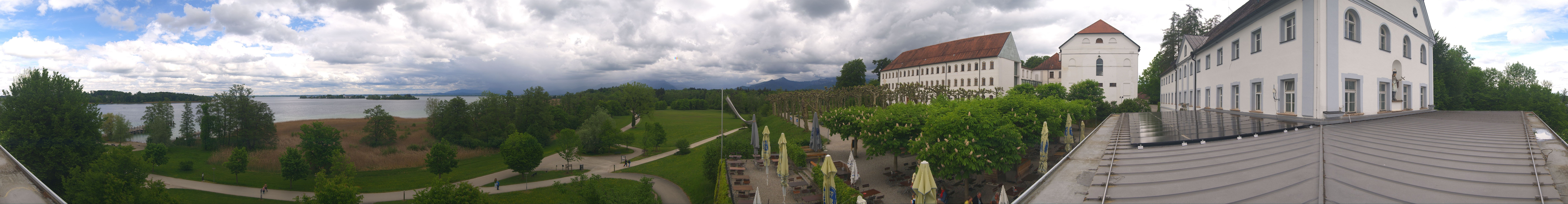 Archiv Foto Webcam Panoramablick von der Herreninsel im Chiemsee