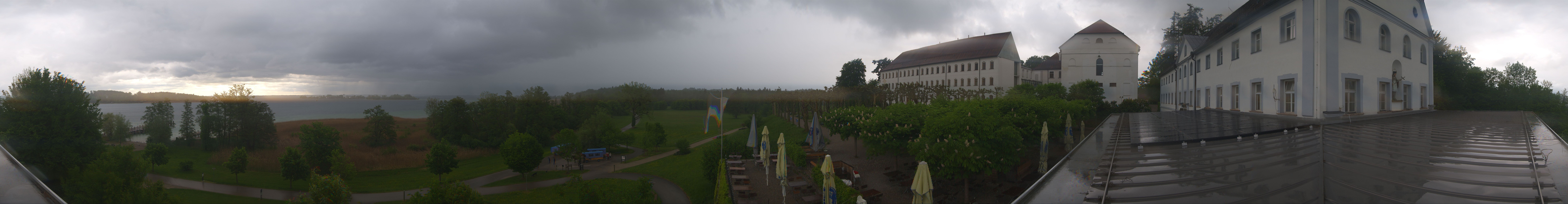 Archiv Foto Webcam Panoramablick von der Herreninsel im Chiemsee