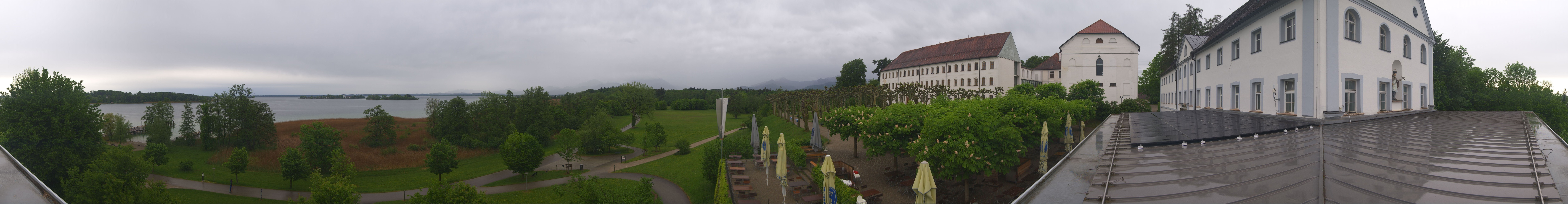Archiv Foto Webcam Panoramablick von der Herreninsel im Chiemsee