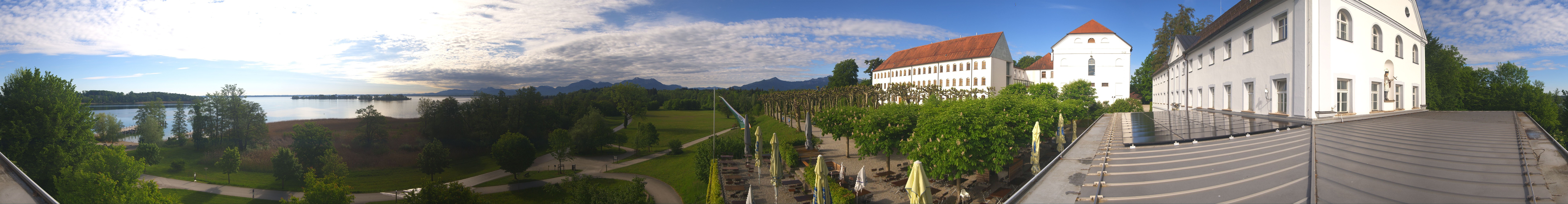 Archived image Webcam Panoramic view of Herreninsel