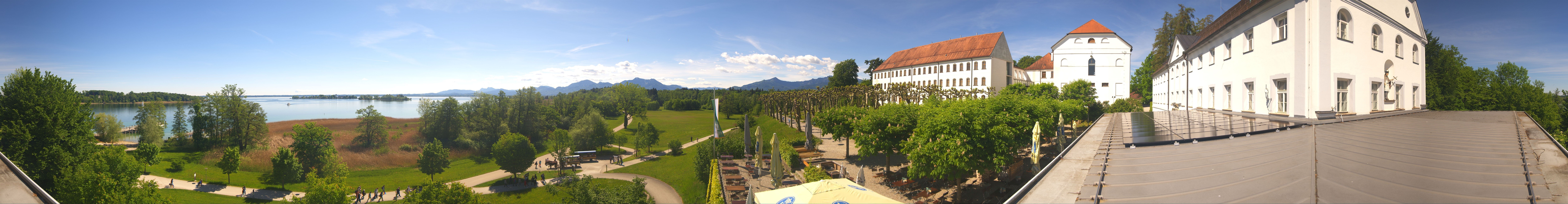 Archived image Webcam Panoramic view of Herreninsel