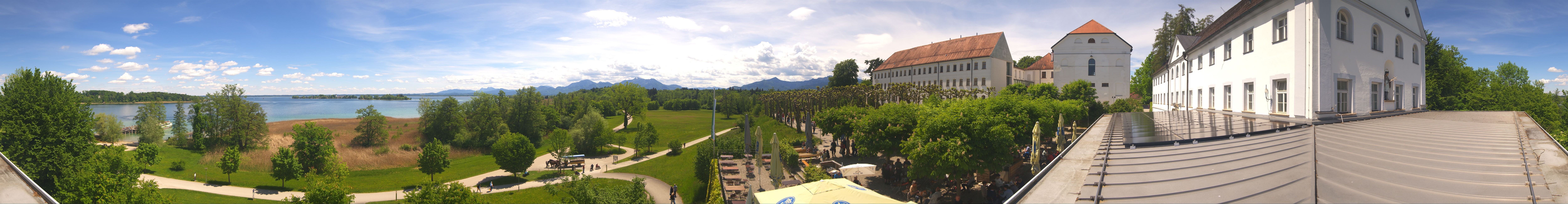 Archived image Webcam Panoramic view of Herreninsel