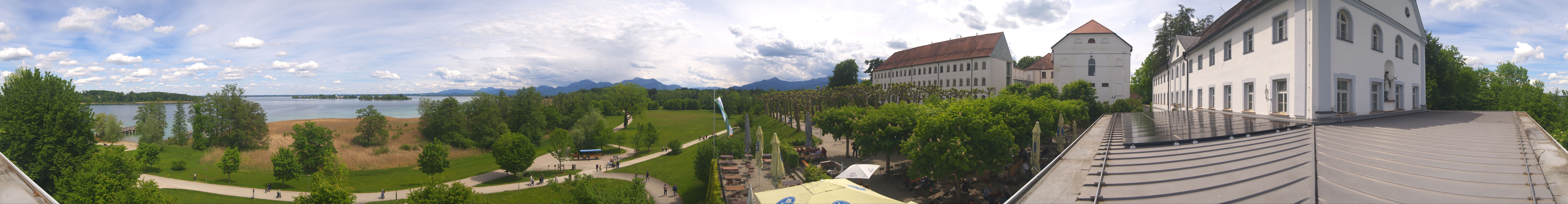 Archived image Webcam Panoramic view of Herreninsel