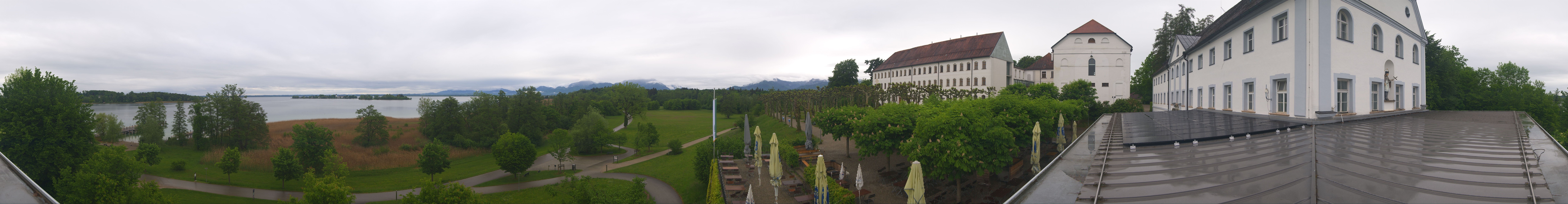 Archived image Webcam Panoramic view of Herreninsel