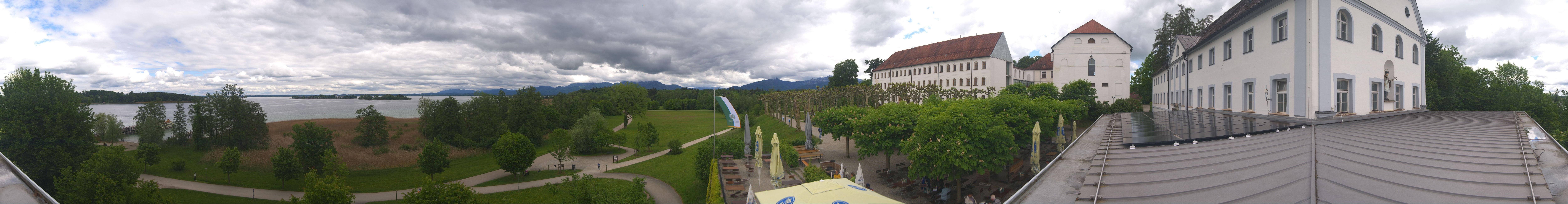 Archived image Webcam Panoramic view of Herreninsel