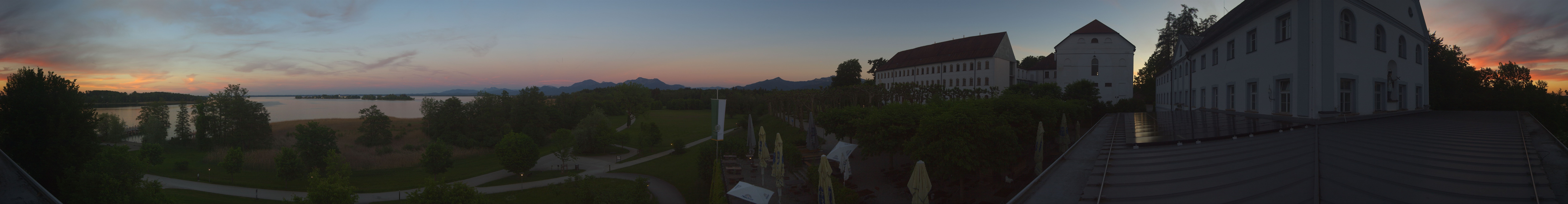 Archiv Foto Webcam Panoramablick von der Herreninsel im Chiemsee