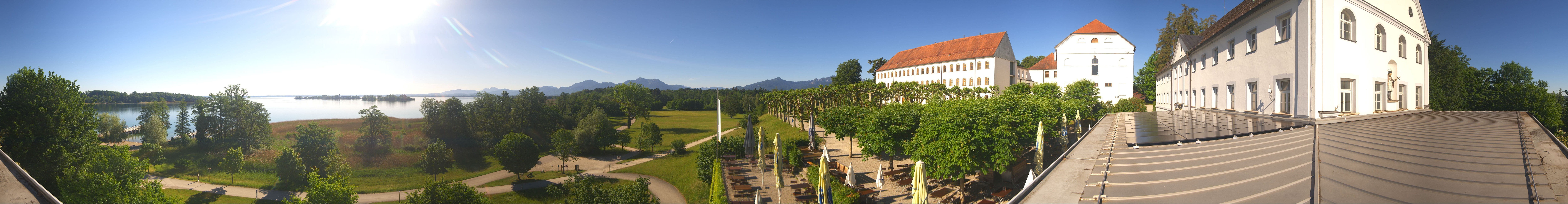 Archived image Webcam Panoramic view of Herreninsel
