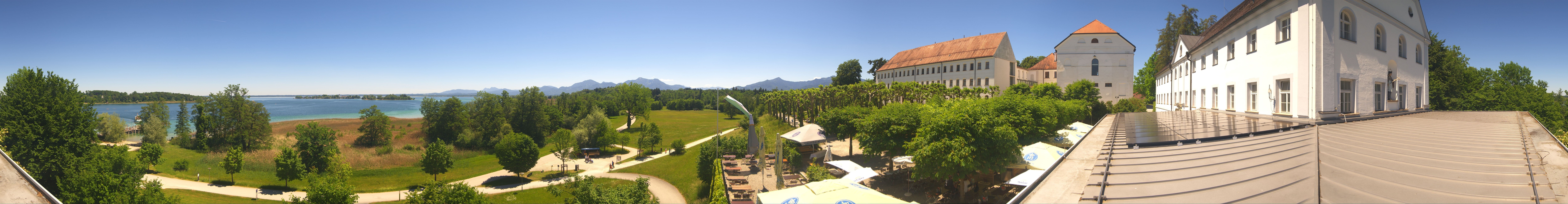 Archived image Webcam Panoramic view of Herreninsel