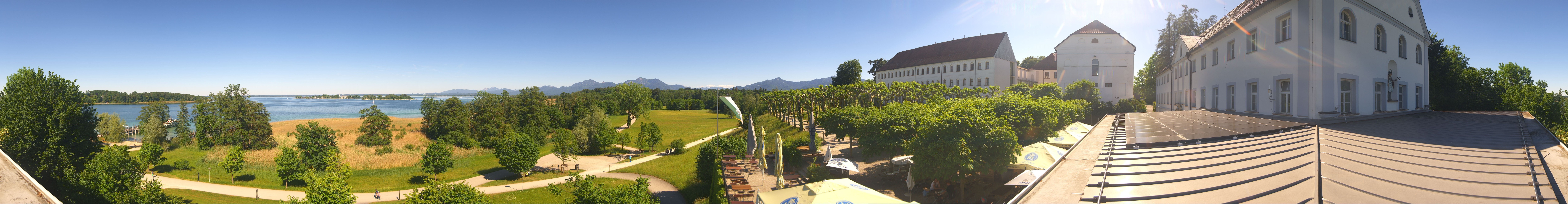 Archived image Webcam Panoramic view of Herreninsel