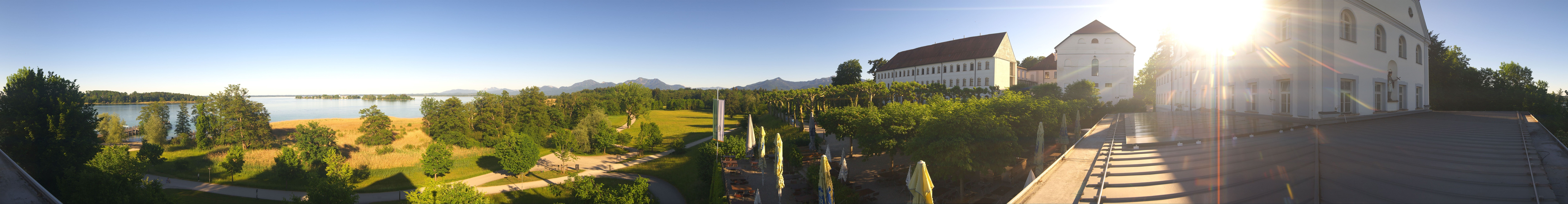 Archived image Webcam Panoramic view of Herreninsel
