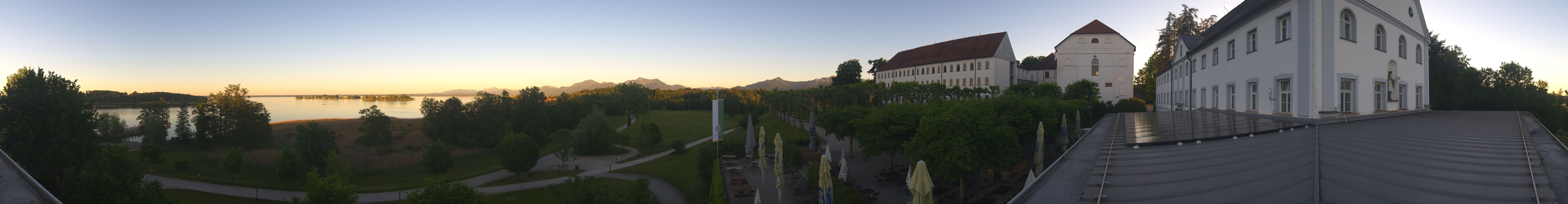 Archived image Webcam Panoramic view of Herreninsel
