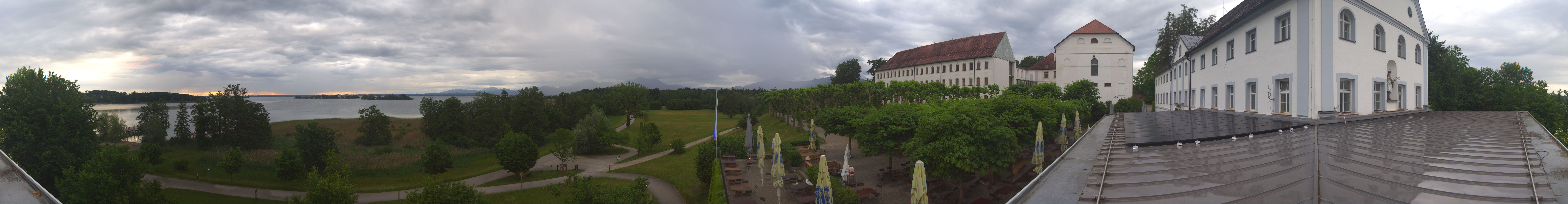 Archiv Foto Webcam Panoramablick von der Herreninsel im Chiemsee