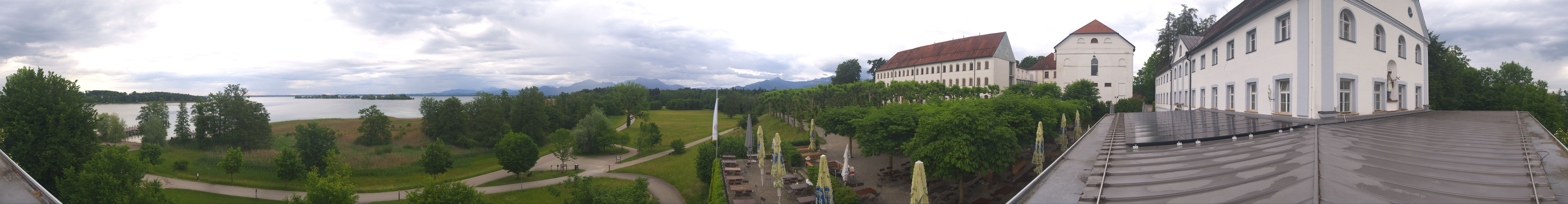 Archiv Foto Webcam Panoramablick von der Herreninsel im Chiemsee