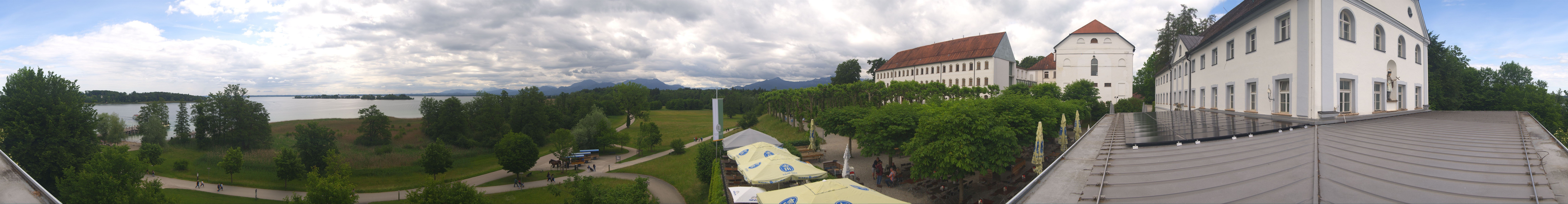 Archiv Foto Webcam Panoramablick von der Herreninsel im Chiemsee