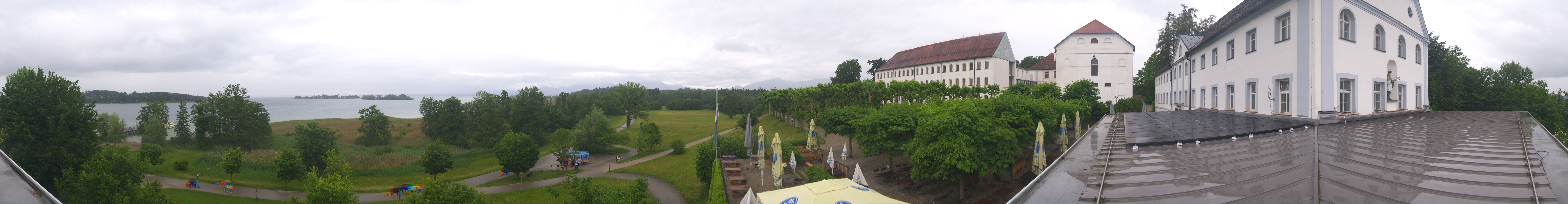 Archiv Foto Webcam Panoramablick von der Herreninsel im Chiemsee