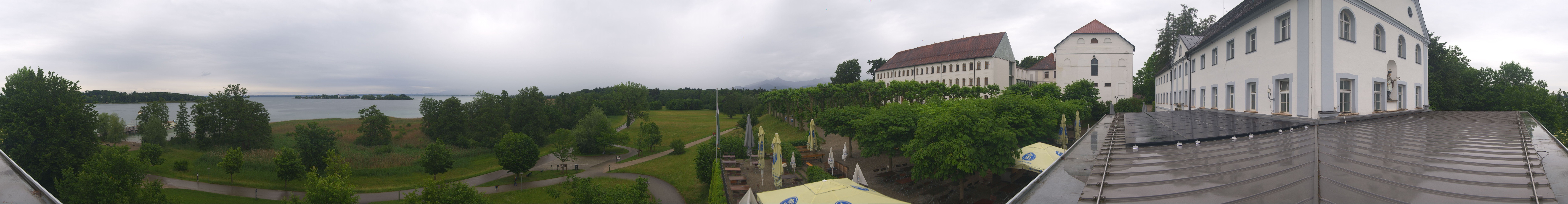 Archiv Foto Webcam Panoramablick von der Herreninsel im Chiemsee