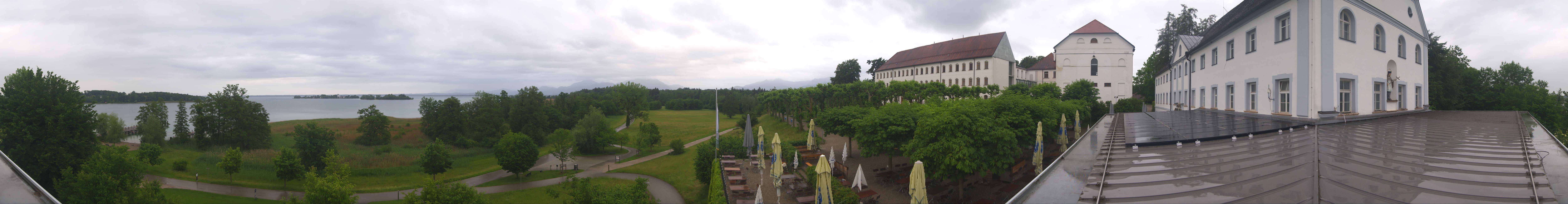 Archiv Foto Webcam Panoramablick von der Herreninsel im Chiemsee