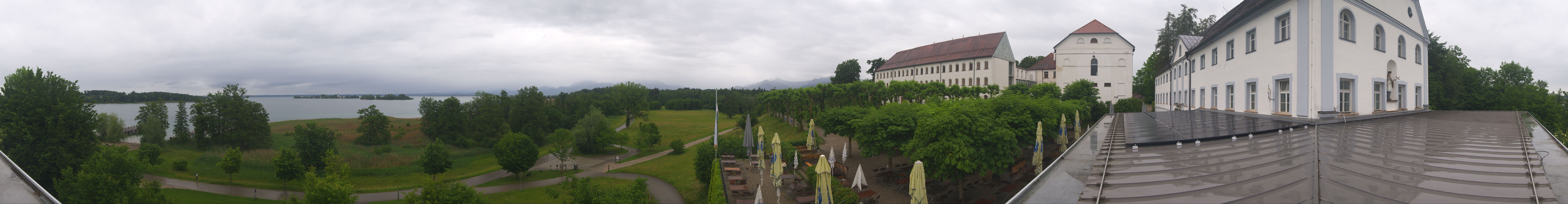 Archiv Foto Webcam Panoramablick von der Herreninsel im Chiemsee