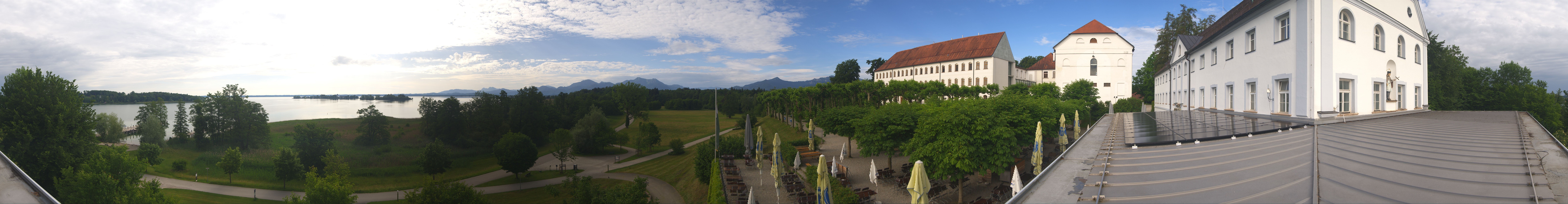 Archiv Foto Webcam Panoramablick von der Herreninsel im Chiemsee