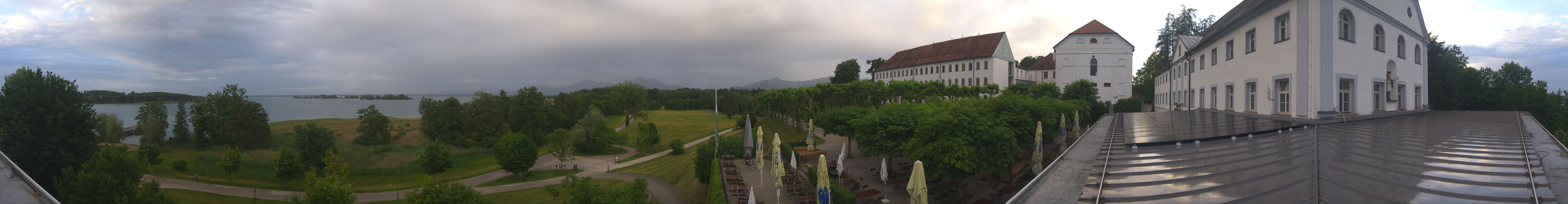 Archiv Foto Webcam Panoramablick von der Herreninsel im Chiemsee