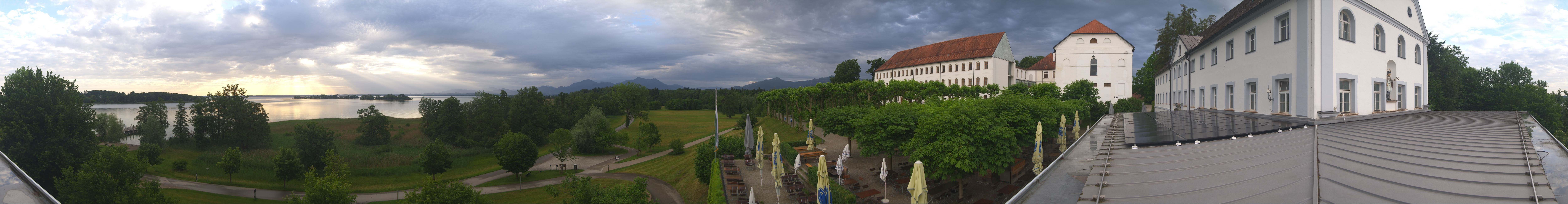 Archiv Foto Webcam Panoramablick von der Herreninsel im Chiemsee