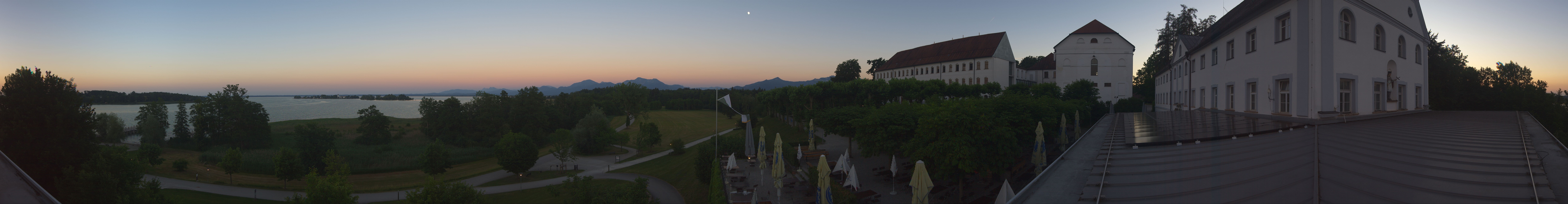 Archiv Foto Webcam Panoramablick von der Herreninsel im Chiemsee
