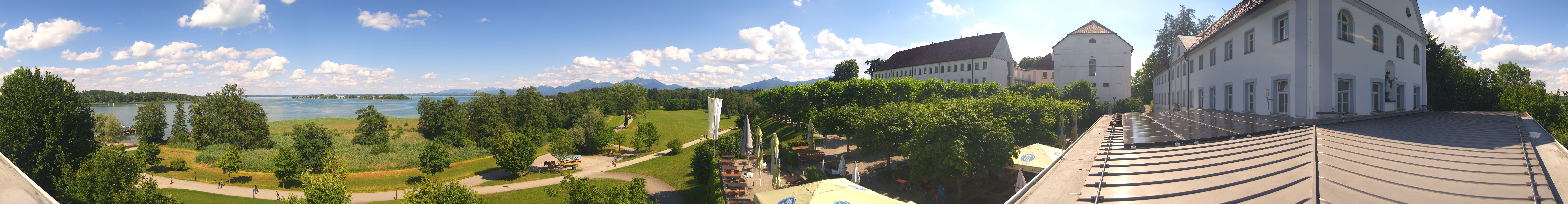 Archiv Foto Webcam Panoramablick von der Herreninsel im Chiemsee