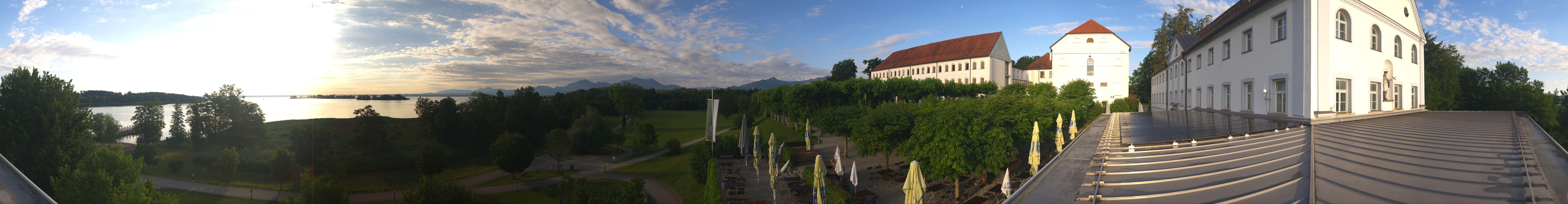 Archived image Webcam Panoramic view of Herreninsel