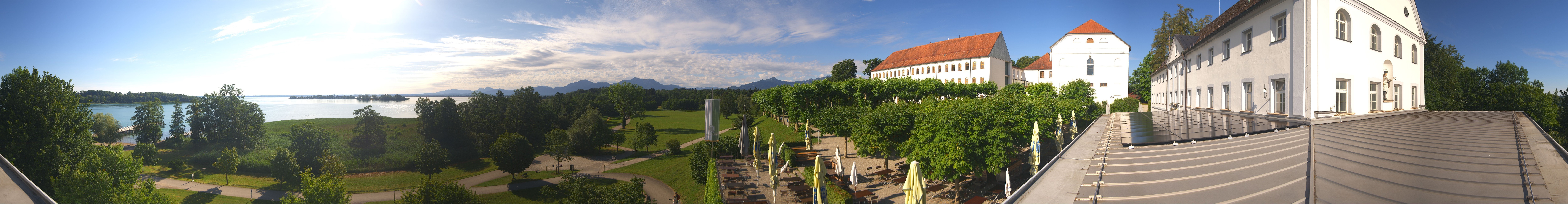 Archived image Webcam Panoramic view of Herreninsel