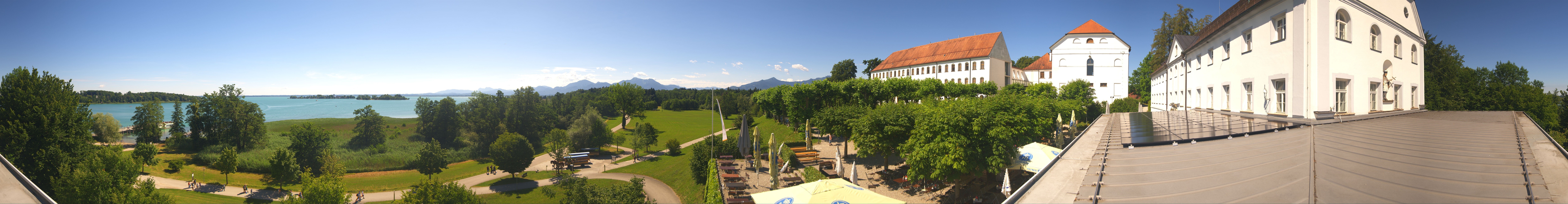 Archived image Webcam Panoramic view of Herreninsel