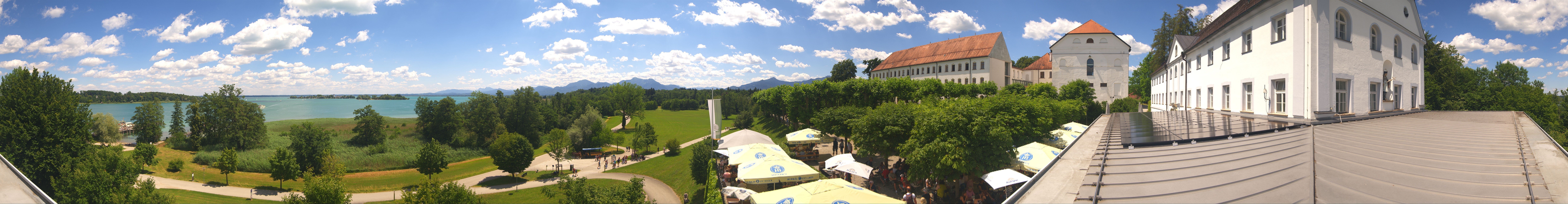 Archived image Webcam Panoramic view of Herreninsel