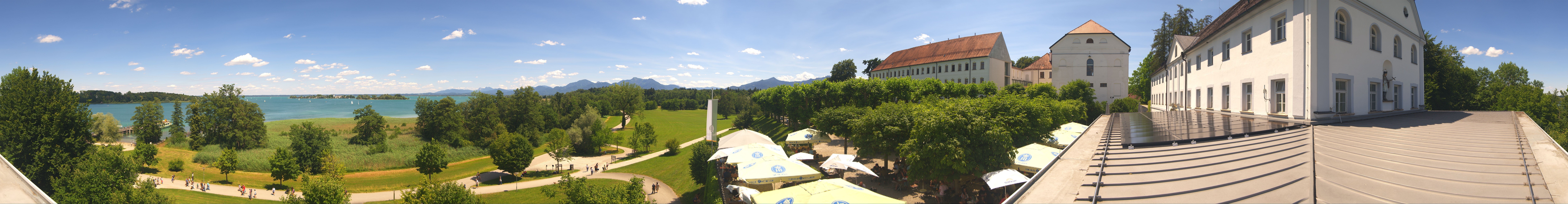 Archived image Webcam Panoramic view of Herreninsel