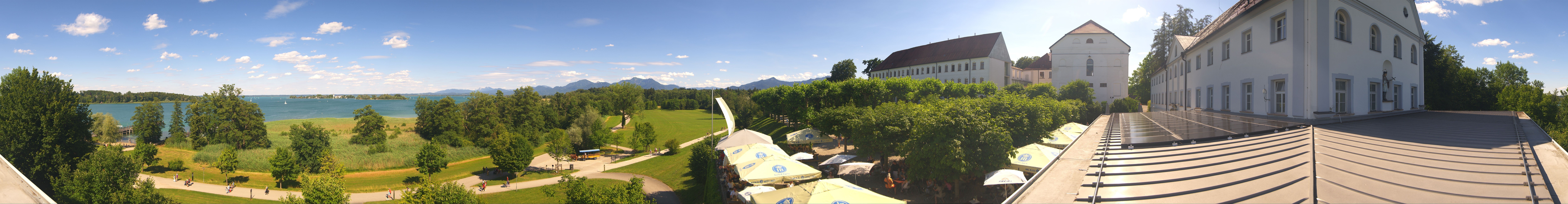 Archived image Webcam Panoramic view of Herreninsel