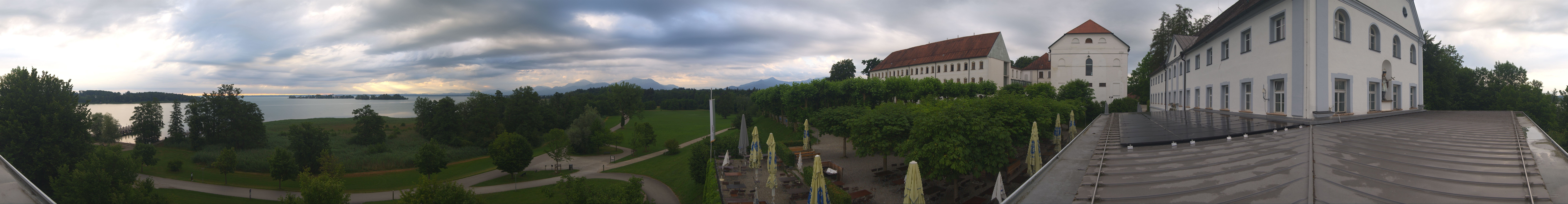 Archiv Foto Webcam Panoramablick von der Herreninsel im Chiemsee