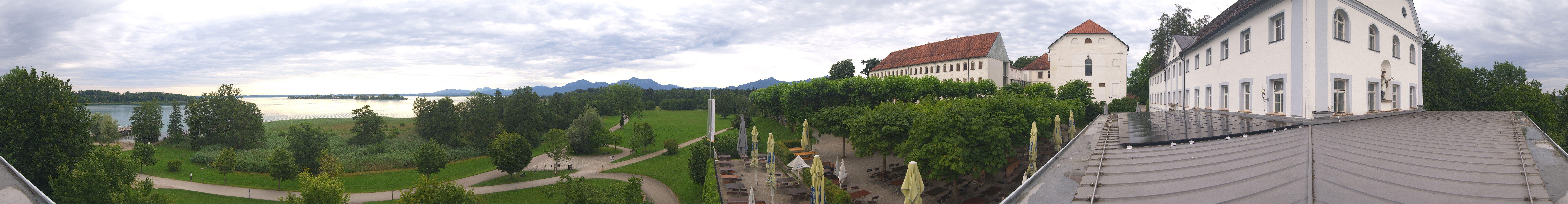 Archiv Foto Webcam Panoramablick von der Herreninsel im Chiemsee