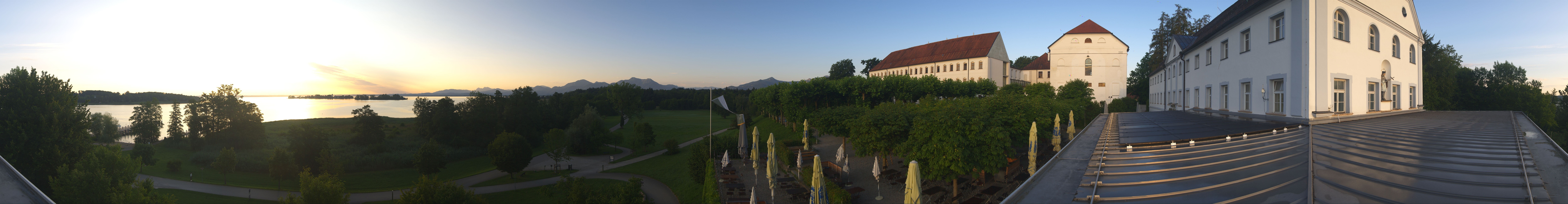 Archiv Foto Webcam Panoramablick von der Herreninsel im Chiemsee